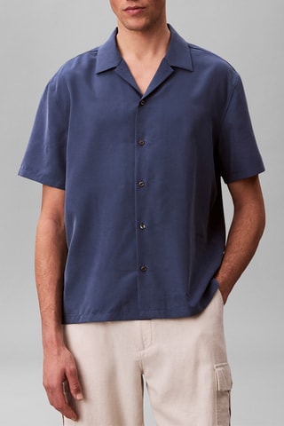 Chemise relaxed - Bleu marine