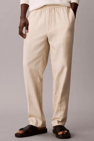 Pantalon en lin - Ecru