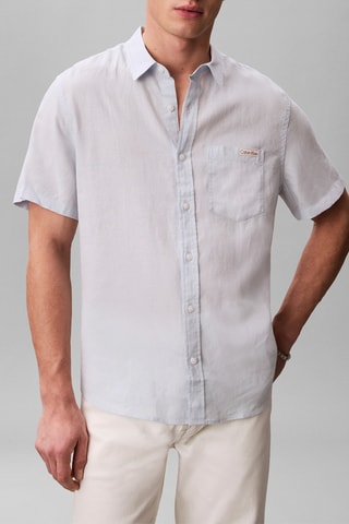 Chemise en lin - Bleu clair