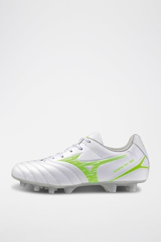 Chaussures de football - Blanc et vert fluo