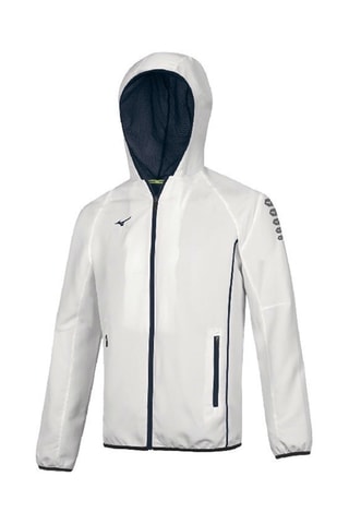 Veste à capuche - Blanc et bleu marine