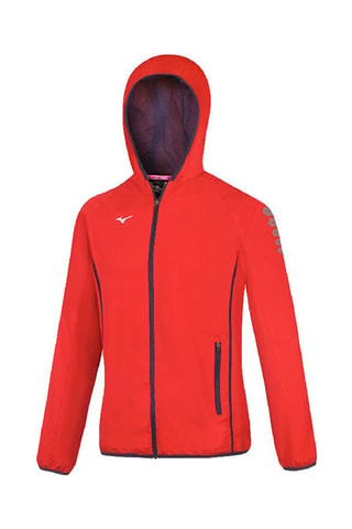 Veste à capuche - Rouge et bleu marine