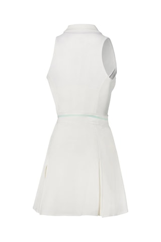 Robe patineuse d’entrainement - Blanc et vert d’eau