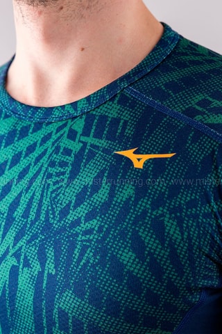 T-shirt - Bleu canard et vert