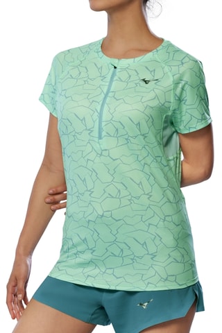 T-shirt de running - Vert d’eau