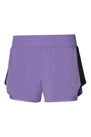 Short de running 2-en-1 - Violet