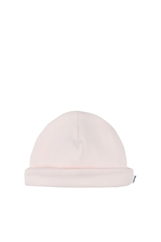 Bonnet en coton biologique - Rose poudré - Boss