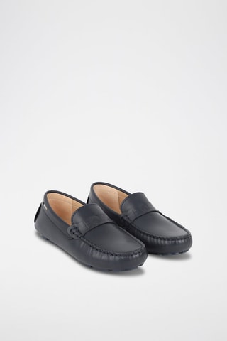 Mocassins en cuir - Ciel - Boss