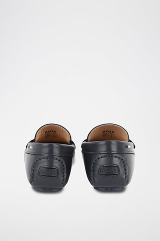 Mocassins en cuir - Ciel - Boss