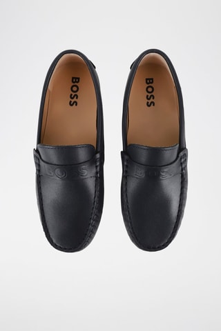 Mocassins en cuir - Ciel - Boss