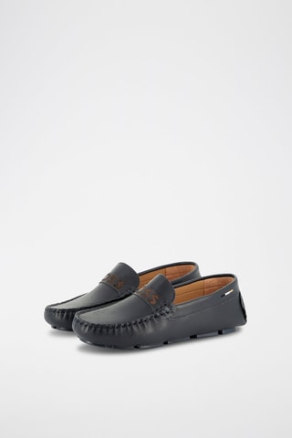 Mocassins en cuir - Ciel - Boss