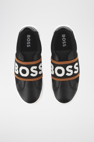 Slip-on de piel - Negro - Boss