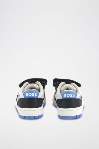 Baskets en cuir - Bleu marine - Boss