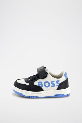 Baskets en cuir - Bleu marine - Boss
