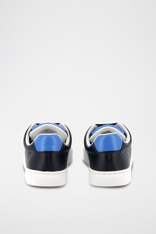 Baskets en cuir - Ciel et noir - Boss