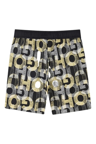 Short de bain - Noir et jaune - Hugo