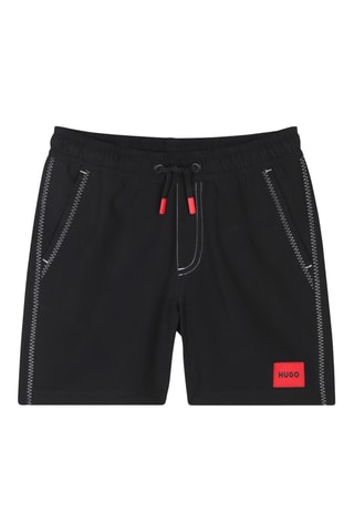 Short de bain - Noir - Hugo