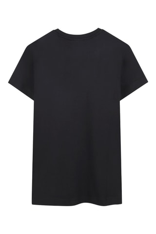 Robe t-shirt en coton biologique - Noir et anthracite - Hugo