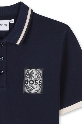 Polo - Bleu foncé - Boss