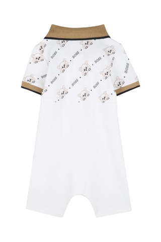 Barboteuse en coton biologique - Blanc - Boss