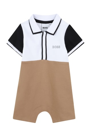 Pelele de algodón orgánico - Beige - Boss
