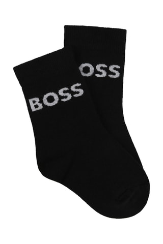 3 paires de chaussettes - Noir, blanc et marron - Boss