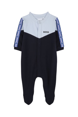 Pyjama en coton biologique - Bleu marine - Boss