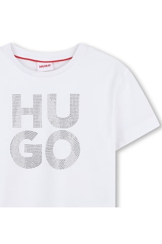 t-shirt en coton biologique - Blanc - Hugo