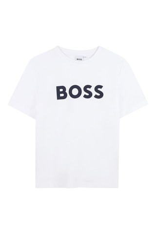 T-shirt regular - Blanc - Boss