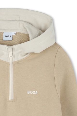 Sweat à capuche - Beige - Boss
