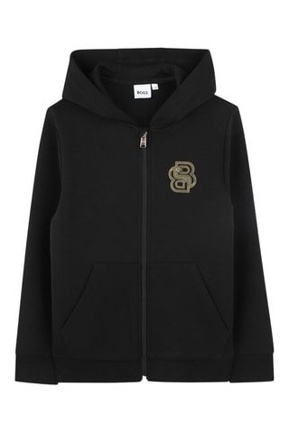 Sweat à capuche - Noir - Boss