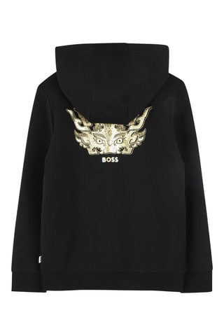 Sweat à capuche - Noir - Boss