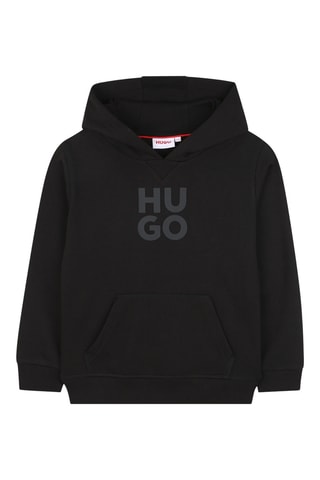 Sweat à capuche - Noir - Hugo