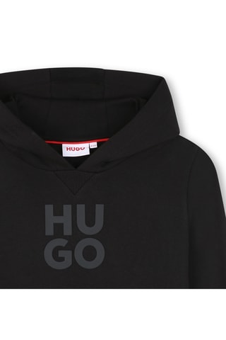 Sweat à capuche - Noir - Hugo