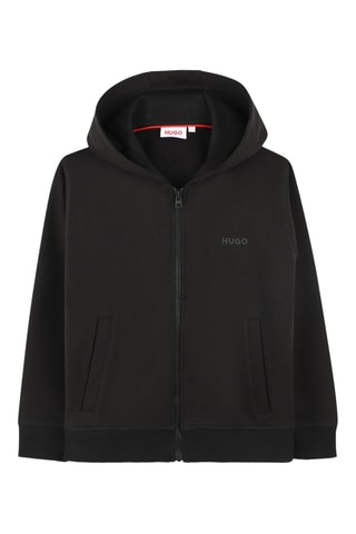 Sweat à capuche - Noir - Hugo