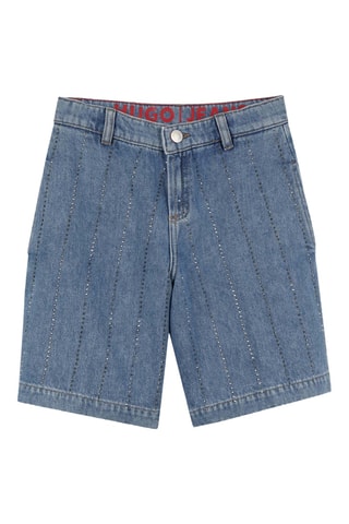 Short en jean - Bleu cobalt - Hugo