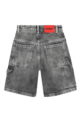 Short en jean - Noir - Hugo