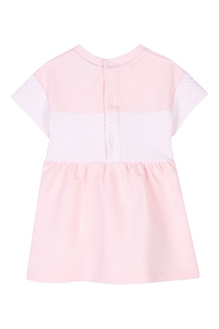 Robe et legging en coton biologique - Rose et rose poudré - Boss