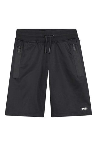Sweat à capuche et short - Noir - Boss