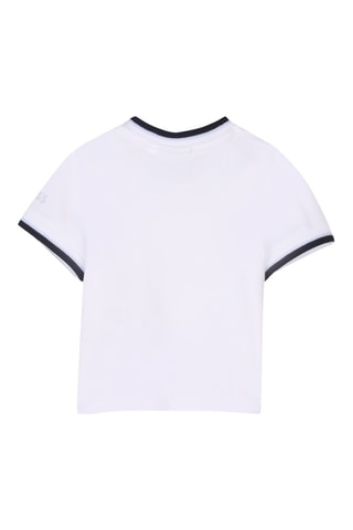 T-shirt et salopette - Blanc et bleu marine - Boss