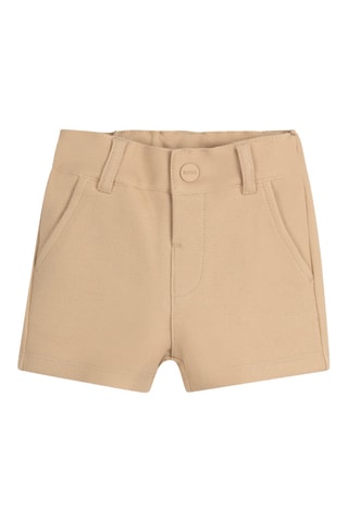 Polo et short - Blanc et marron - Boss