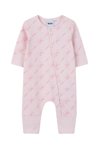 Ensemble 3 pièces en coton biologique - Rose poudré - Boss