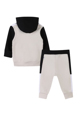 Sweat à capuche et jogging - Beige et noir - Boss