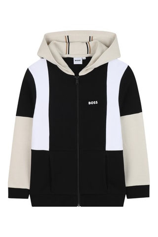 Sweat zippé à capuche et jogging Boss - Noir