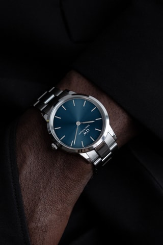 Stalen Quartz Horloge - Zilverkleurig