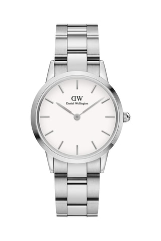 Stalen Quartz Horloge Iconic Link - 32 mm - Zilverkleurig en wit