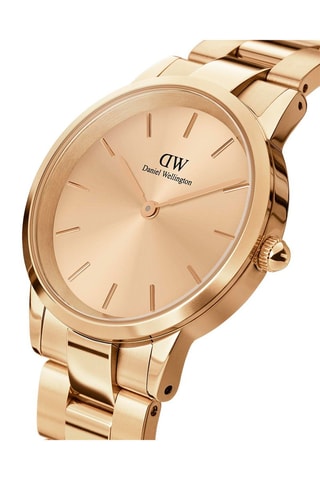 Stalen Quartz Horloge Iconic Link - 28 mm - Goudkleurig
