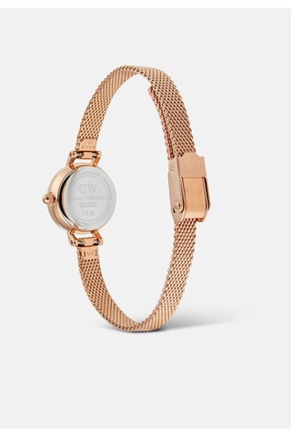 Stalen Quartz Horloge Roségoudkleurig en Geel