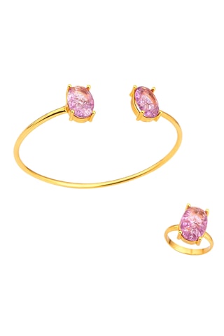 Parure - Dorato e rosa