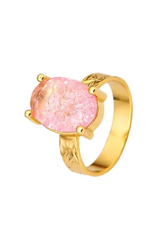 Anello - Dorato e rosa